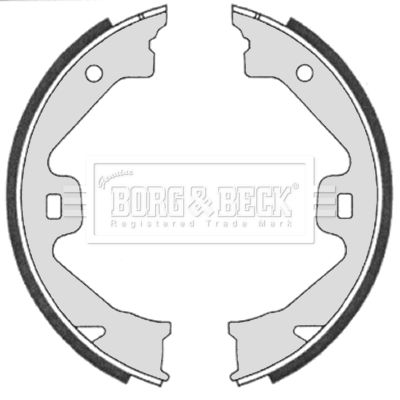 BORG & BECK Комплект тормозных колодок BBS6331